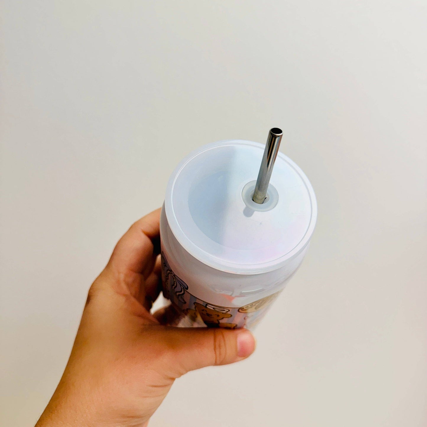 16 oz Stainless Steel Cup, Farmers Market Icons