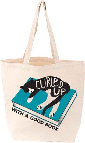 Curled Up With A Good Book Tote (Felix)