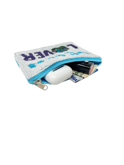 Ocean Lover Beaded Coin Purse