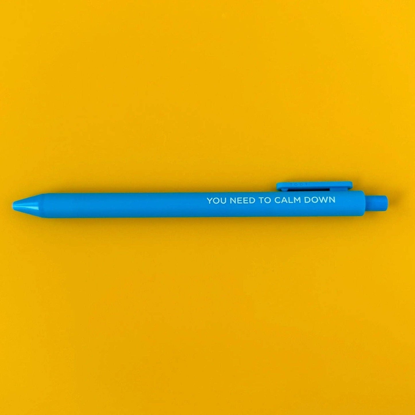 You Need to Calm Down jotter gel pen