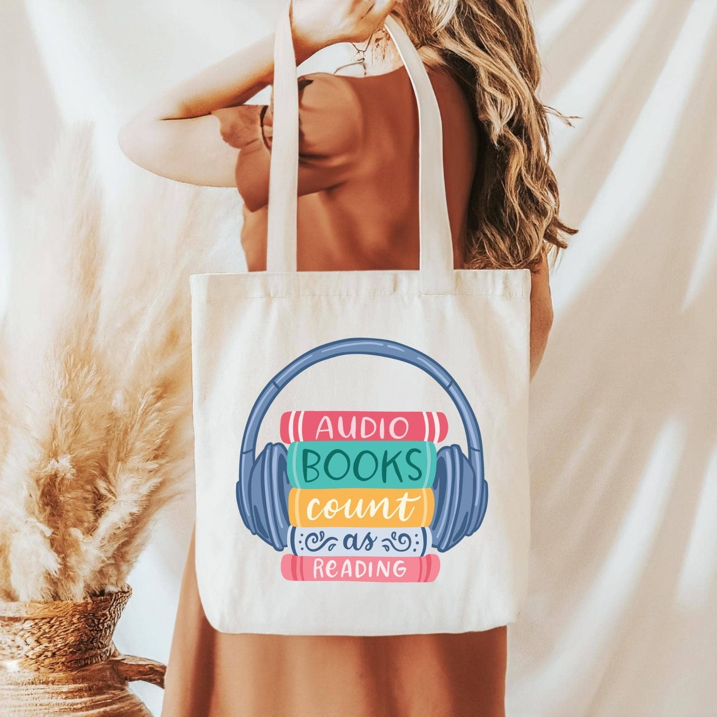 Audiobooks Count as Reading Tote Bag