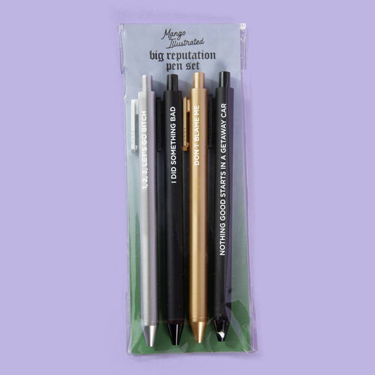 Big Reputation gel pen set